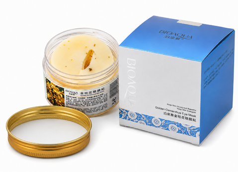 Тканинні патчі для шкіри навколо очей BIOAQUA Osmanthus Eye Mask з османтусом, 80 шт. 123 фото
