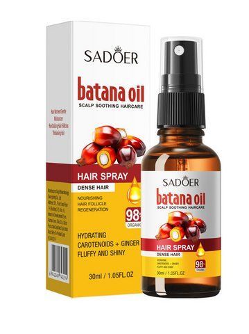 Спрей для волосся з олією батани SADOER Batana Oil Hair Spray 30 мл 7011 фото