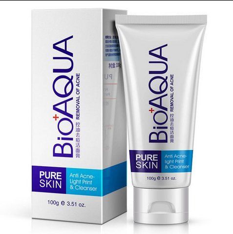 Вмивалка. Очищення акне. ПІНКА ДЛЯ ВМИВАННЯ ВІД АКНЕ PURE SKIN, 100грам. Bioaqua 113 фото