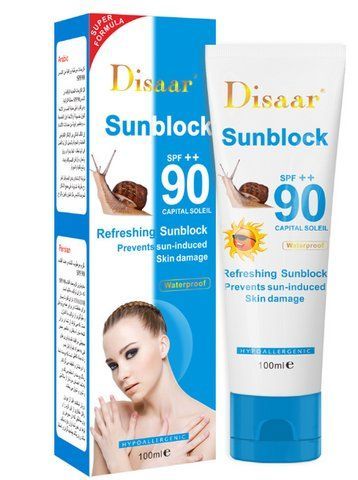 Солнцезащитный крем disaar улитка SPF 90++ 100 мл 688 фото