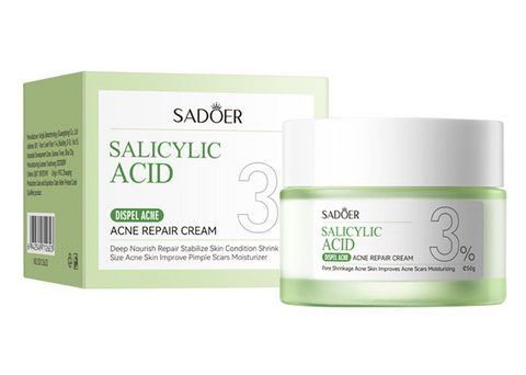 Крем для обличчя SADOER Salicylic Acid Acne Repair Cream, 50 г 7092 фото