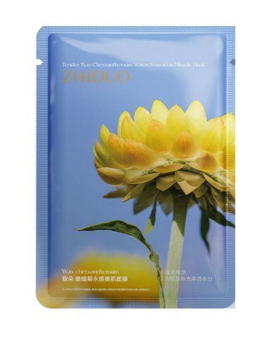 Тканевая маска для лица ZHIDUO Tender Wax Chrysanthemum Water Sensation Mask, 25 г 1115 фото