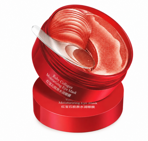 Гідрогелеві патчі для очей VENZEN Ruby Collagen Moisturizing Eye Mask, 60 шт 142 а фото