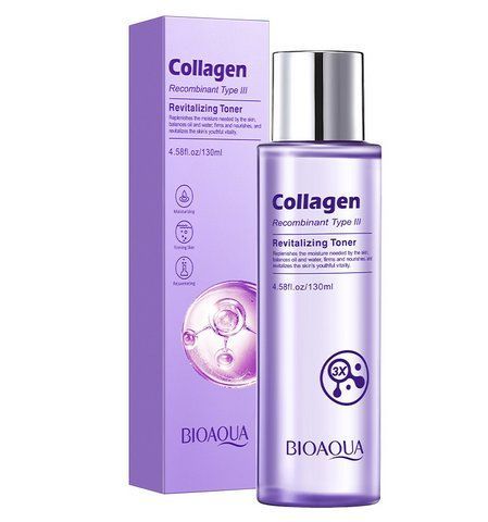 BIOAQUA Collagen Revitalizing Toner &mdash; увлажняющий тонер с коллагеном, 130 мл 7060 фото